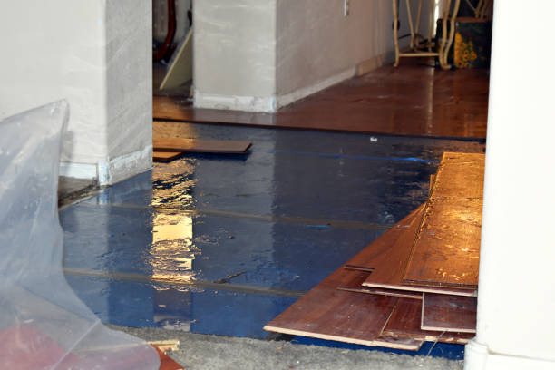 Professional Emergency Water Damage Restoration technician working in Alexander, NC